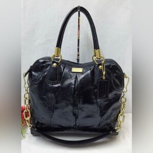 Coach Kristin Patent Leather Shoulder Bag